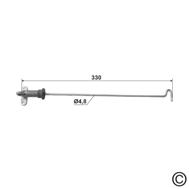 Crochet De Contrevent R Glable Sur Platine